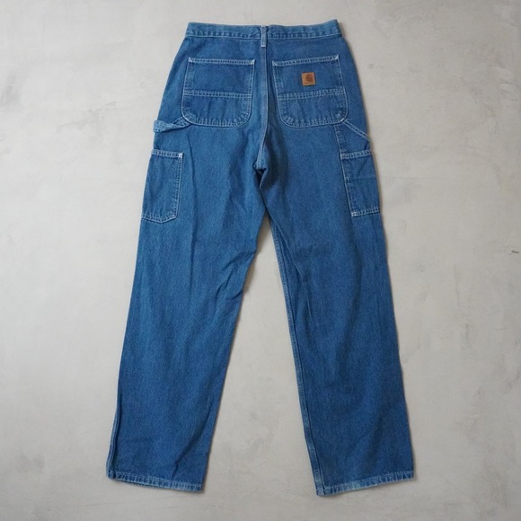 Carhartt Other - Carhartt B13-DST Carpenter Jeans 31x32 Mens Blue Loose Fit Denim Work Pants